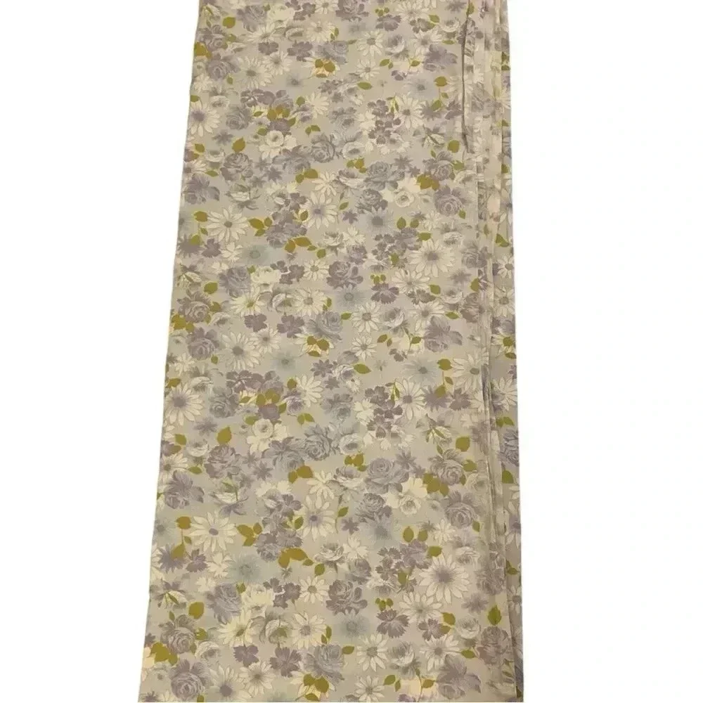 Lady Pepperell Vintage Purple Floral Flat Sheet